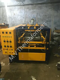 Automatic thermocol thali forming machine